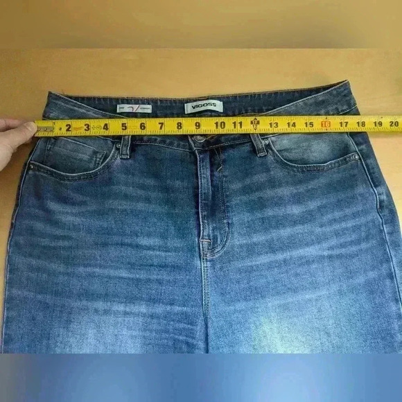 VIGOSS CROP STRAIGHT Jeans for women Size 31 Stretch  in great condition - Picture 9 of 12